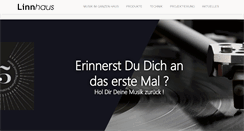 Desktop Screenshot of linnhaus.de