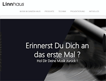 Tablet Screenshot of linnhaus.de